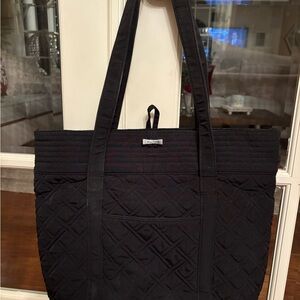 Vera Bradley Black Quilted Tote Bag